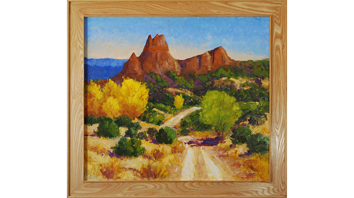 Clarence Medina • The Cliffs at Ojo Sarco • 30'" x 34"